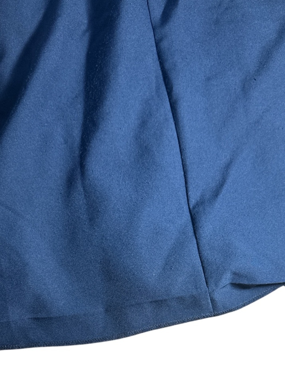 Marina Navy One-Shoulder Ruffle Cocktail Dress Size 8 - Picture 7 of 7